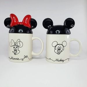 Disney Mickey Minnie Mouse Sketch 17oz Coffee Mug